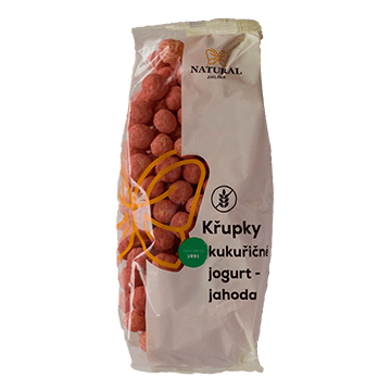 Kukuřičné křupky jogurt &#8211; jahoda